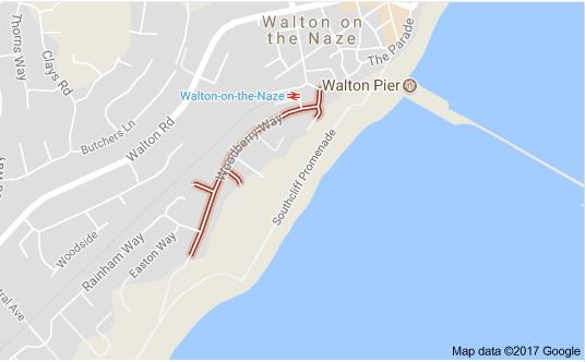 Walton-on-the-Naze Beach Hut Hire Car Parking